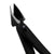 KIKU™ Silver 7" Narrow Concave Bonsai Cutter - Black Alloy Steel