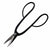 KIKU™ Silver 8" Bonsai Traditional Handle Scissor - Black Alloy Steel