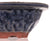 Tokoname Yozan Blue Glazed Round Bonsai Pot- 5.5" x 5.5" x 2"