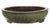 Ibuki Studio Green Glazed Oval Bonsai Pot - 16.5" x 12.5" x 3.25"