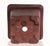 Handmade Unglazed Iron Lipped Cascade Pot by Willow Bonsai- 5.5" x 5.5" x 4.75"