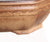 David Bennett Brown/Cream Rectangle Indented Corners Bonsai Pot - Glazed - 15.75" x 11.50" x 2.75"
