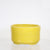 Byron Myrick-Yellow Oval Bonsai pot-  6.5" x 6" x  4"