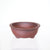 Sam Miller  Red Oval Bonsai Pot - Glazed -  7.5" x  5.75" x  2"