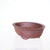 Sam Miller  Red Oval Bonsai Pot - Glazed -  7.5" x  5.75" x  2"