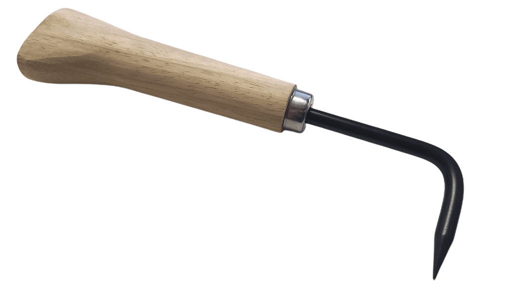 Single Point Bonsai Root Hook W/ Wood Handle