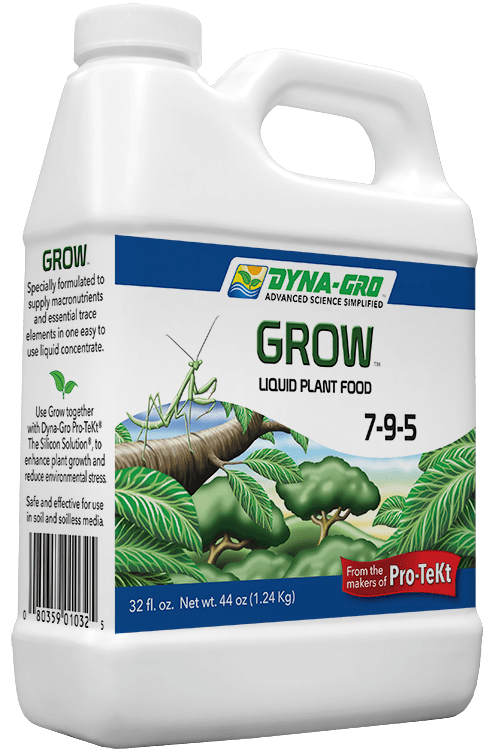 8 Ounces Dyna-Gro Grow 7-9-5 - All Purpose Liquid Plant Food & Fertilizer - For All Plants